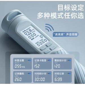 无绳负重球两用跳绳成人室内健身运动加粗大球体育用品